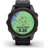 Часы GARMIN FENIX 7S PRO – SAPPHIRE SOLAR EDITION CARBON GRAY DLC TITANIUM WITH BLACK BAND 010-02776-11