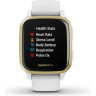 Часы GARMIN VENU SQ LIGHT GOLD ALUMINUM BEZEL WITH WHITE CASE AND SILICONE BAND 10680