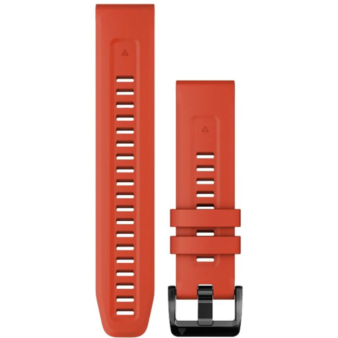 Ремешок GARMIN FENIX 7 22MM QUICKFIT FLAME RED SILICONE BAND 010-13111-04